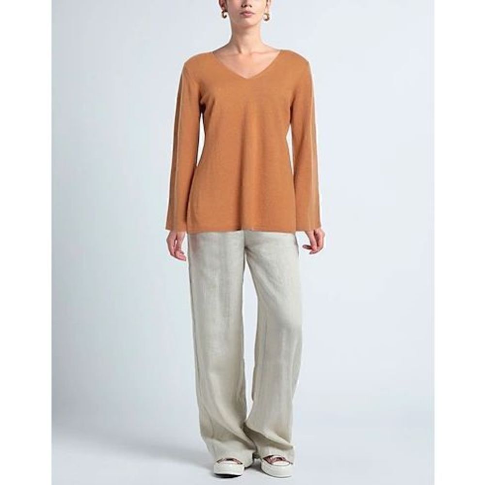 NWT Wolford 52917 Cashmere A Shape Top Long Sleeves L Lion - Picture 3 of 15